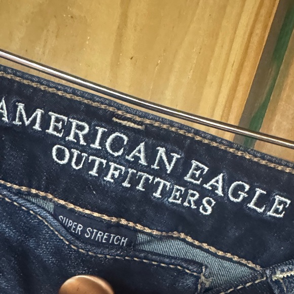 American Eagle Outfitters Dark Blue Skinny Jeans - Picture 2 of 6